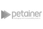 Petainer Logo B&W