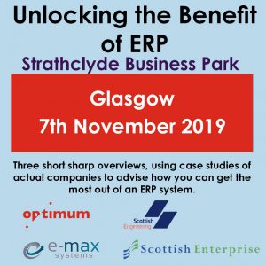 A small description of the Scottish Engineering ERP event