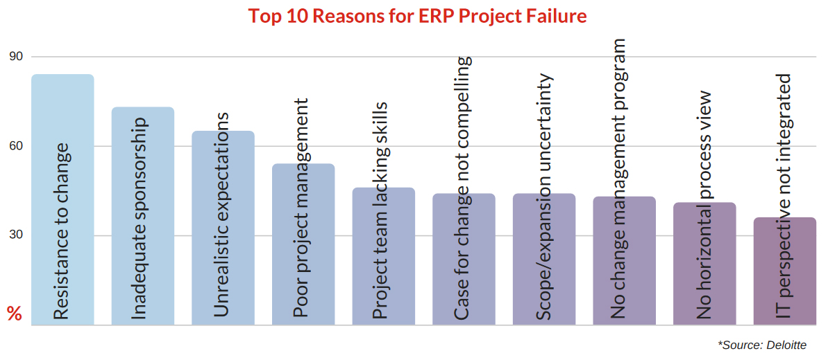 The top 10 reasons that ERP projects fail