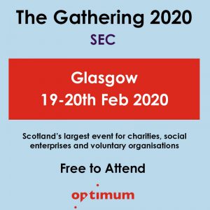 A small graphic detailing the location of the Gathering 2020