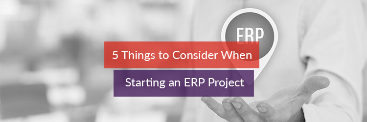 5 Things to Consider When Starting an ERP Project