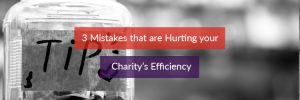 Header image for article on imrpoving your charity's efficiency