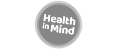 Health in Mind B&W logo