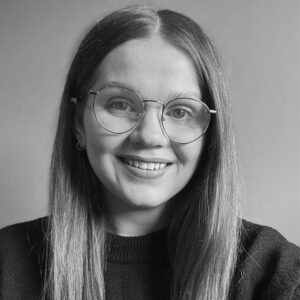 Image of Sarah Gunston in black and white