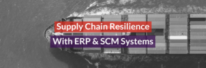 Supply Chain Resilience With ERP & SCM Systems Header Image