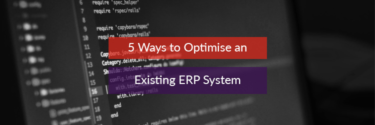 5 Ways to Optimise an Existing ERP System Image Header